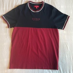 Vintage Guess Burgundy/Black t-shirt